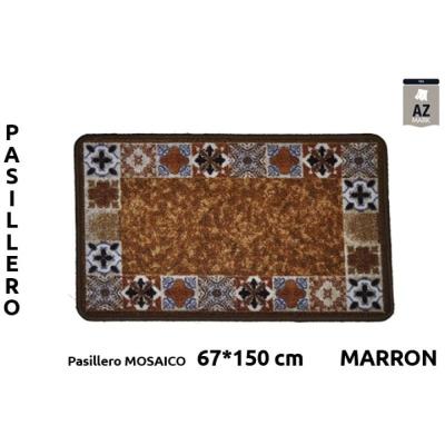 PASILL TERM MOSAICO 67X150 CM MARRON
