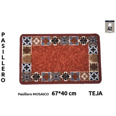 PASILL TERM MOSAICO 40X67 CM TEJA