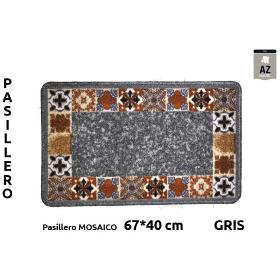 PASILL TERM MOSAICO 40X67 CM GRIS