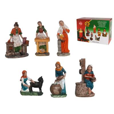 CAMPESINAS RESINA 15 CM 6 SURT
