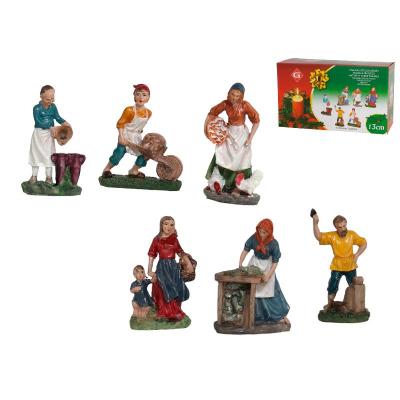 FIGURAS OFICIOS BELEN 13 CM 6 SURT