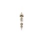 COLGANTE DE CRISTAL DIAM. 5.5X24 CM.
