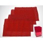 SALVAMANTEL ROJO 29X45 CM 4 SURT