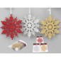 COPO DE NIEVE GLITTER 18CM. SURT.