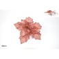 FLOR DE TERCIOPELO CON CONTORNO ROSA