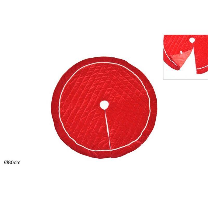 ALFOMBRA ARBOL DE TERCIOPELO ROJO