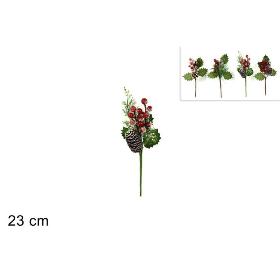 VARA BAYAS Y PIÑAS 23 CM