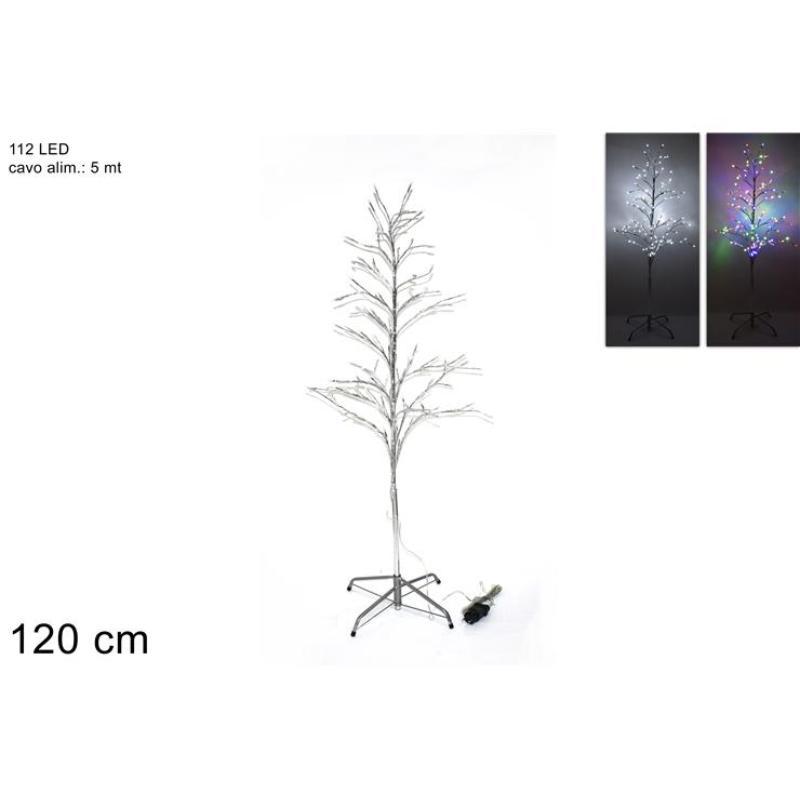 ARBOL C/ 112 LED MULTICOLOR 120 CM