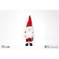 SANTA CLAUS C/LINTERNA C/MOVIMIENTO Y SONIDO 70 CM