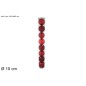 BOLA 10 CM 8 PZ BRILLANTE/OPACO/GLITTER/RELIEVE 4 COL