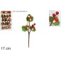 ADORNO PARA CAJA REGALO BAYAS Y SETAS