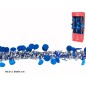ESPUMILLON PLATA BOLA AZUL MATE 15.5X200