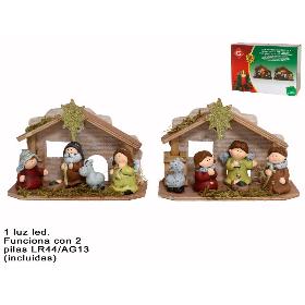 PORTAL NACIMIENTO INFANT 1 LED 22.5X15.5 CM