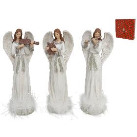 FIGURA ANGEL INSTRUMENTO 10.5X7.5X28.5 CM