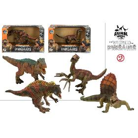 ANIMAL WORLD SET DINOSAURIO 4/S