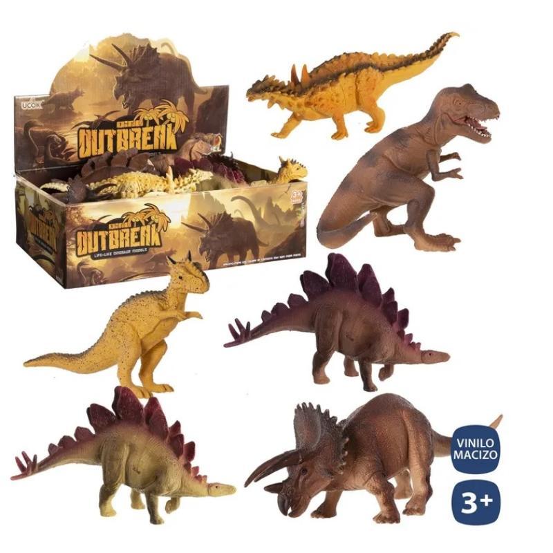 DINOSAURIO VINILO 6/M 18 CM