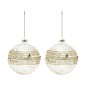 BOLA 10 CM CRISTAL DORADO 2 UDS