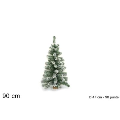ARBOL 90 CM 90 PUNTAS NEVADO
