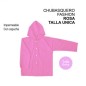 CHUBASQUERO CON CAPUCHA FASHION ROSA