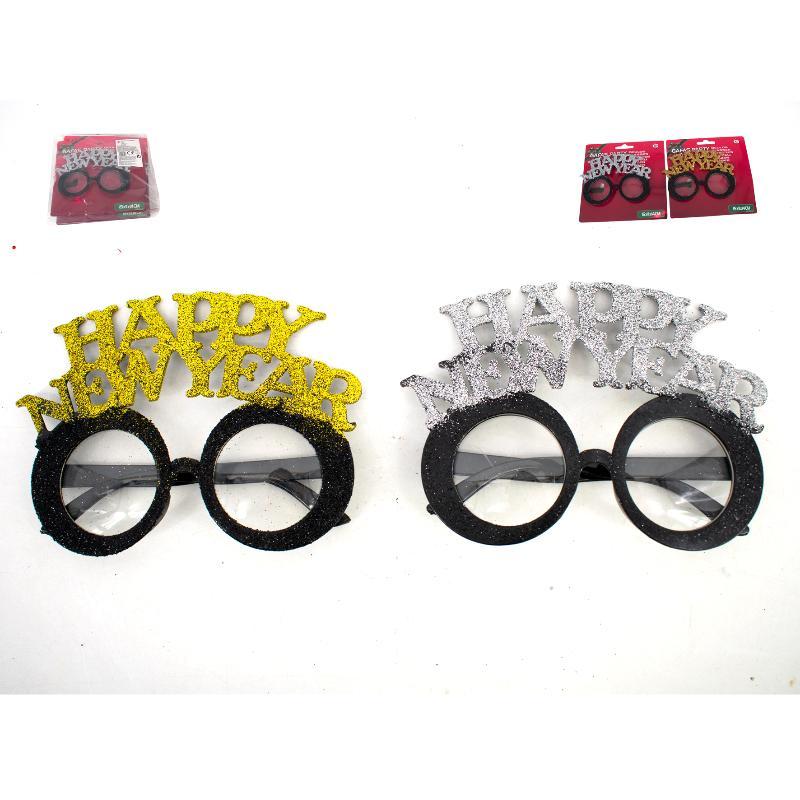 GAFAS PARTY H.N.Y 2 SURT 15 CM