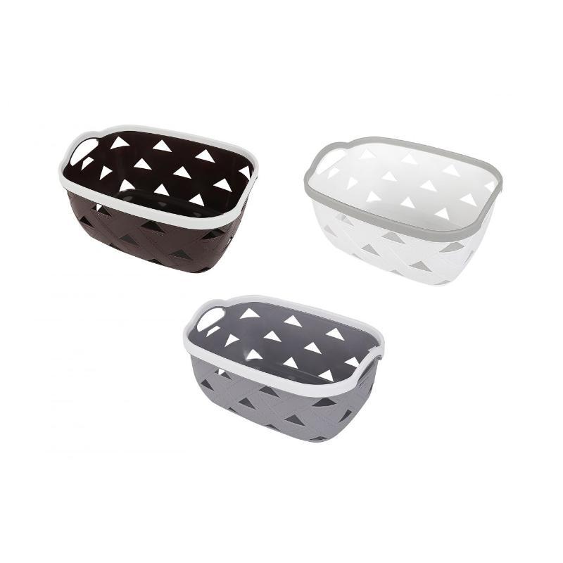 CESTA PVC 3 COL 22*16*11 CM