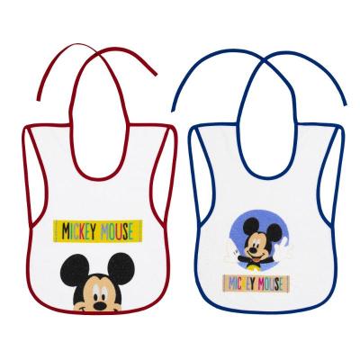 BABERO RIZO 25X35 CM PLASTIFICADOMOD MICKEY PACK 2 UND