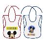 BABERO RIZO 25X35 CM PLASTIFICADOMOD MICKEY PACK 2 UND