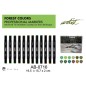 ESTUCHE GAMA ARTIST 12 FOREST COLORS