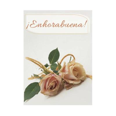 MINI CARD ENHORABUENA