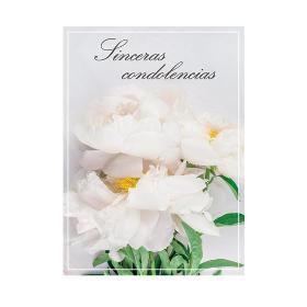 MINI CARD SINCERAS CONDOLENCIAS