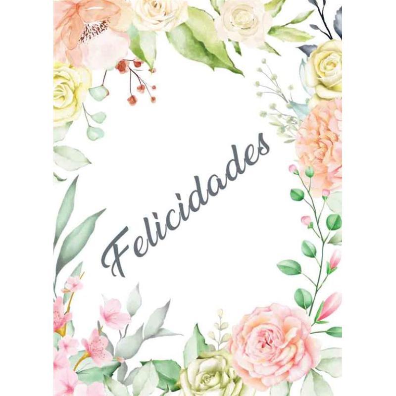 MINI CARD ROSAS FELICIDADES