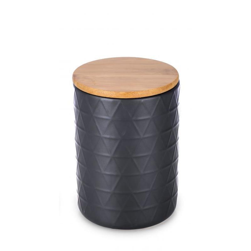 TARRO CERAMICA 11X16 CM. GRIS OSCURO