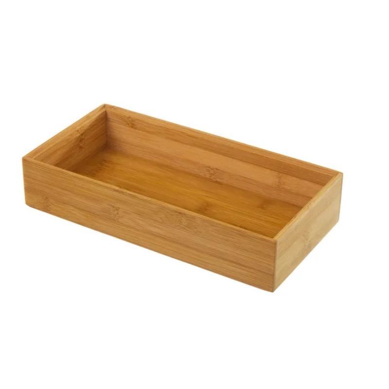 ORGANIZADOR RECTANGULAR BAMBU 30X15X6.50 CM