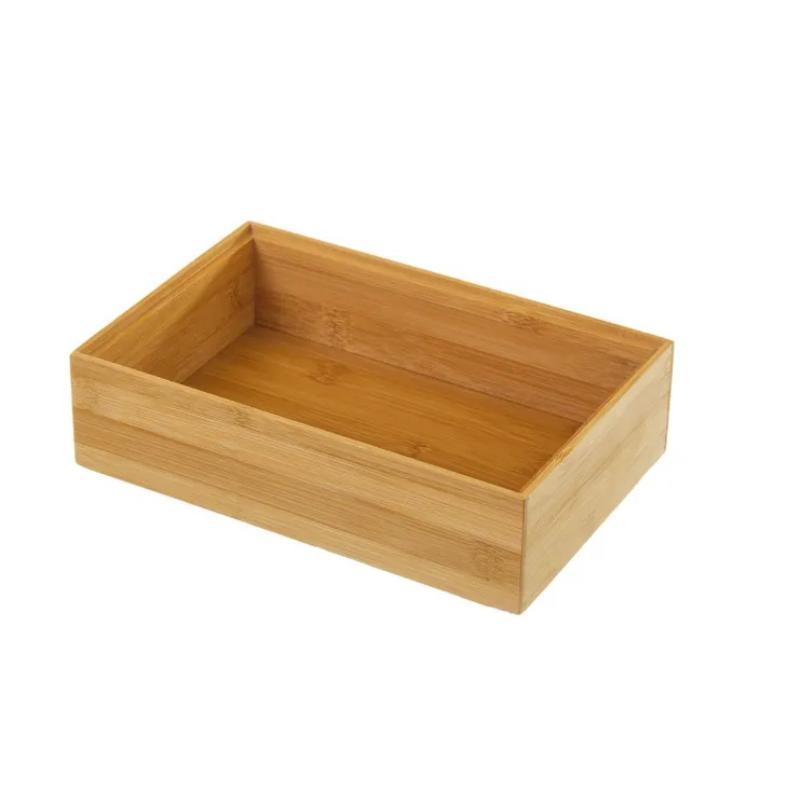 ORGANIZADOR RECTANGULAR BAMBU 23X15X6.50 CM