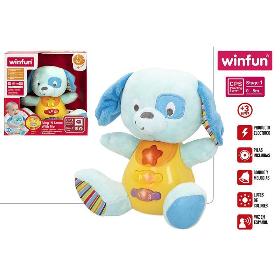 PELUCHE PERRITO LUZ Y SONIDO ESPAÑOL