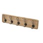 PERCHERO PARED PAULONIA-METAL NATURAL 61X8.5X15 CM