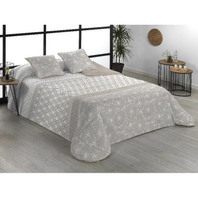 EDREDON CONFORT TROYA SHERPA 135 CM FLOR BEIGE 24