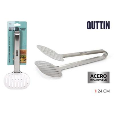 PINZAS COCINA ACERO BURGUER 24 CM
