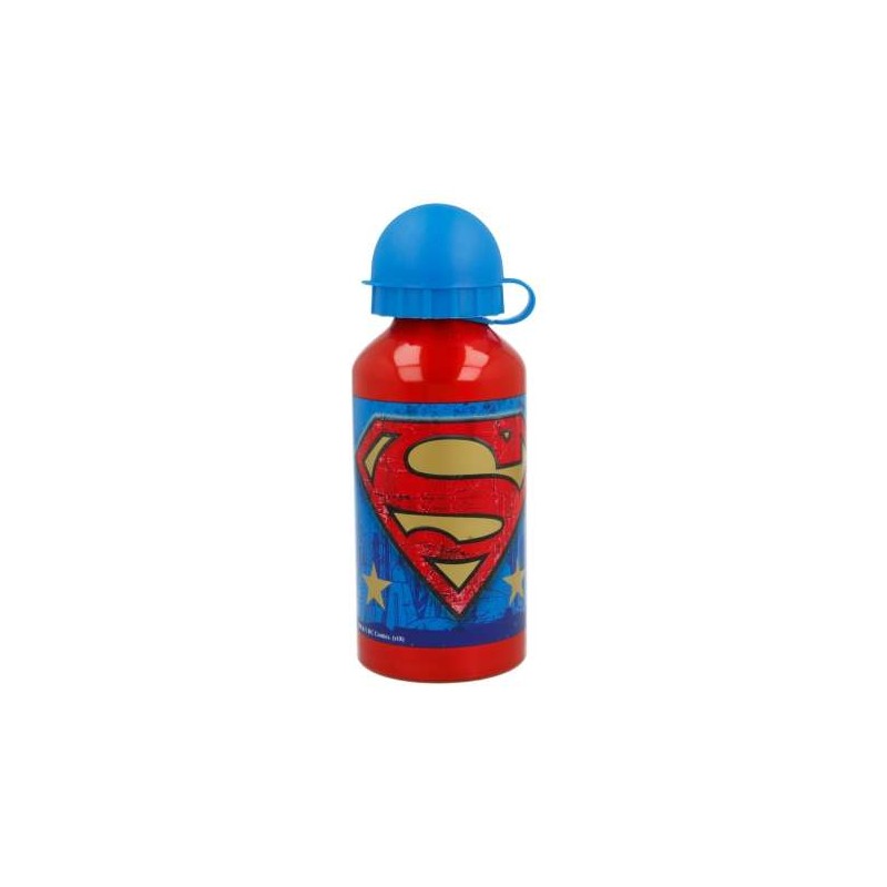 STOR BOTELLA ALUMINIO PEQUEÑA 400 ML SUPERMAN SYMB