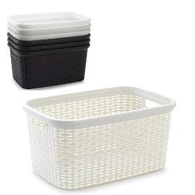 CESTA ROPA RATTAN 35L.  35.5X53.5 SURT BAG