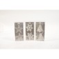 SET 2 COLGANTES GLITTER BLANCO 10X10 CM DEC SURT