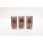 SET 2 COLGANTES GLITTER ROJO 10X10 CM DEC SURT