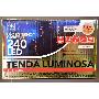 CORTINA BLANCA 240 LED COLOR SUPER CALIDO 8 JUEGOS DE LUCES