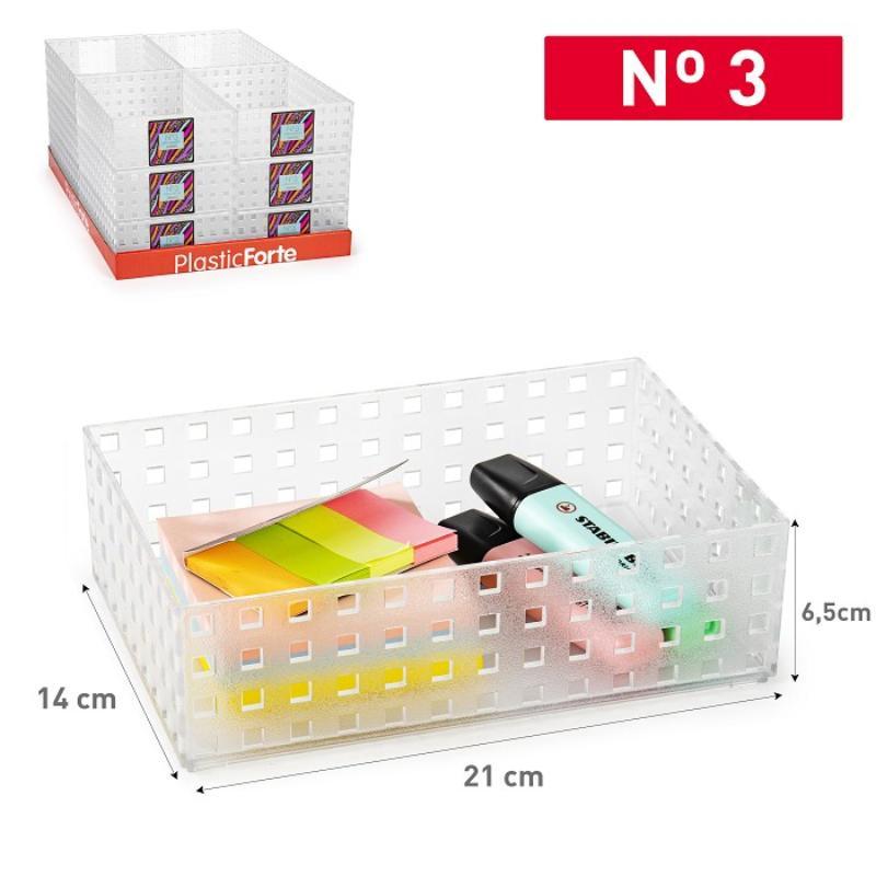 BANDEJA MODULAR Nº3 TRANSPARENTE