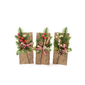 PICK NAVIDAD 8X5X 20 CM DECO SURT