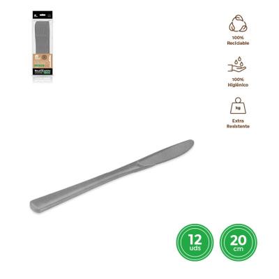 CUCHILLO PLATA 20 CM 12 UD REUTILI ALTA CALIDAD