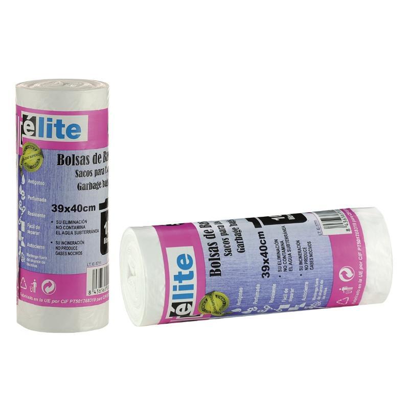 BOLSA AUTOCIERRE ELITE 39*40 BLANCA 10 L 30 U 50R
