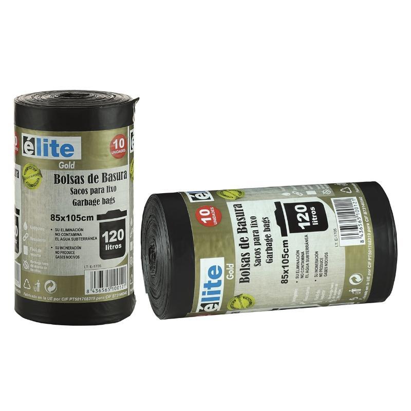 SACO NEGRO 85*105 ELITE GOLD 10U 30R