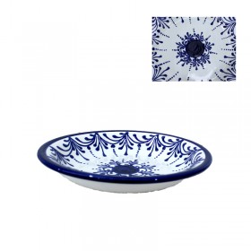 PLATO HONDO 23 CM CD 49-3 PERA AZUL