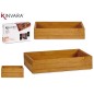ORGANIZADOR BAMBU APILABLE 23X15 CM